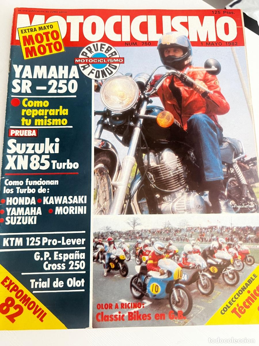 Coches y Motocicletas: MOTOCICLISMO. N&ordm; 750. A&Ntilde;O 1982. PRUEBA: YAMAHA SR 250. NUEVO CIRCUITO DE CROSS PERMANENTE, CA.. LEER