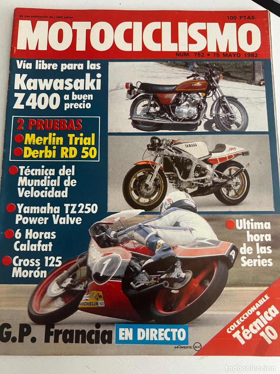 Coches y Motocicletas: MOTOCICLISMO. N&ordm; 752. A&Ntilde;O 1982. PRUEBA: MERL&Iacute;N 350 TRIAL. YAMAHA TCJ 250 POWER. SEIS HORAS DE.. LEER