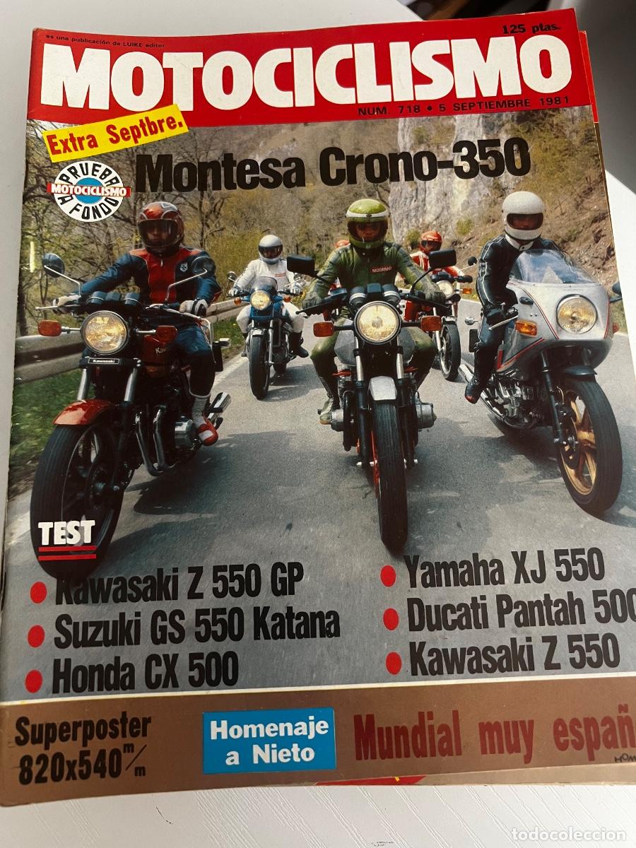 Coches y Motocicletas: MOTOCICLISMO. N&ordm; 718. A&Ntilde;O 1981. PRUEBA: MONTESA CRONO 350. PEUGEOT 103 SP. LEER