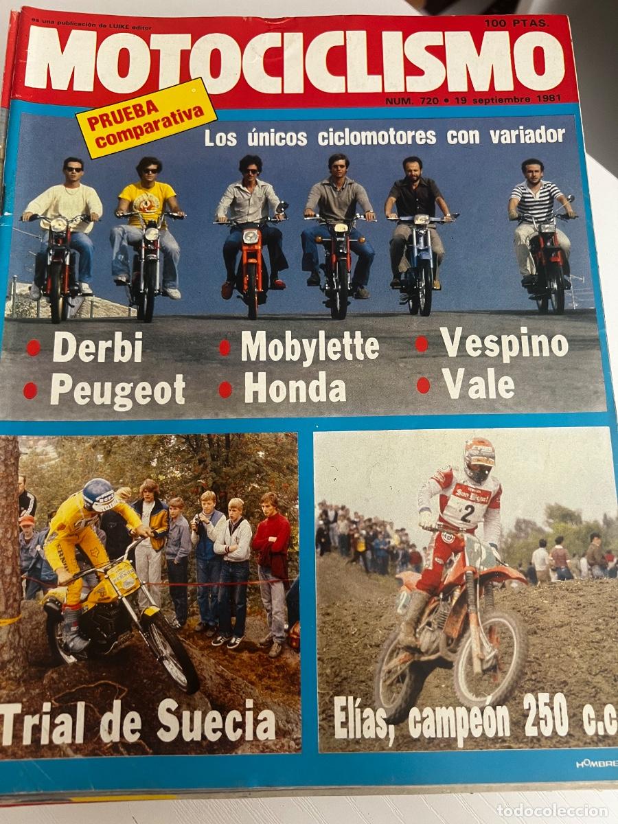 Coches y Motocicletas: MOTOCICLISMO. N&ordm; 720. A&Ntilde;O 1981. MOTOCICLISMO SERIES (ALBACETE). MOTO-CROSS DE SALAMANCA. TRIA.. LEER