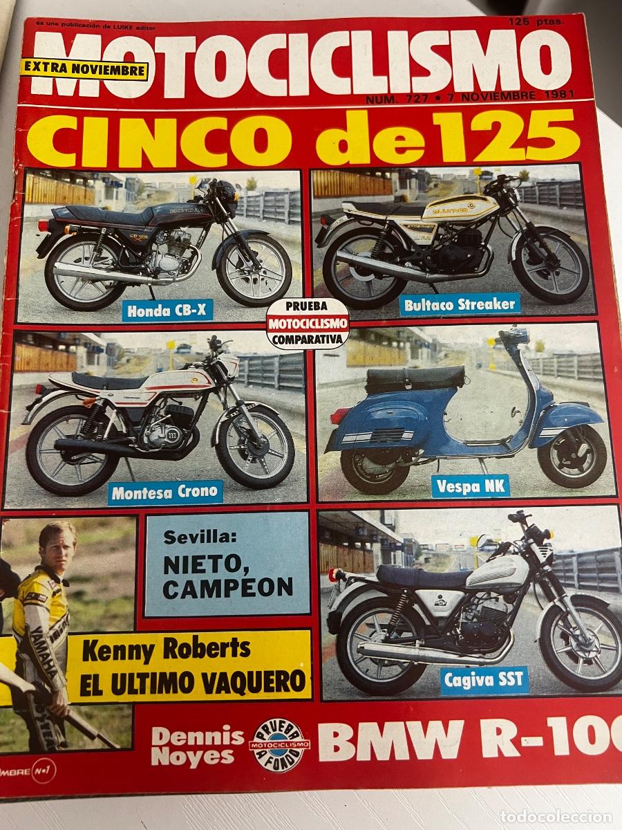 Coches y Motocicletas: MOTOCICLISMO. N&ordm; 727. A&Ntilde;O 1981. PRUEBA: BMW R 100. TROFEO MONTESA-REPSOL. TRIANG.. TRAE P&Oacute;STER. LEER