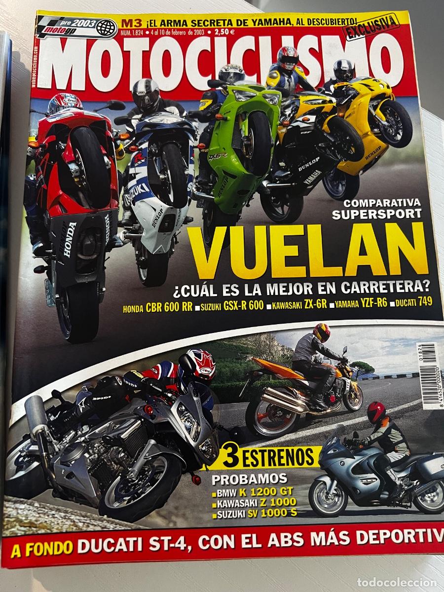 Coches y Motocicletas: MOTOCICLISMO. N&ordm; 1824. FEBRERO 2003. COMPARATIVA SUPERSPORT. HONDA CBR 600 RR. SUZUKI GSX..