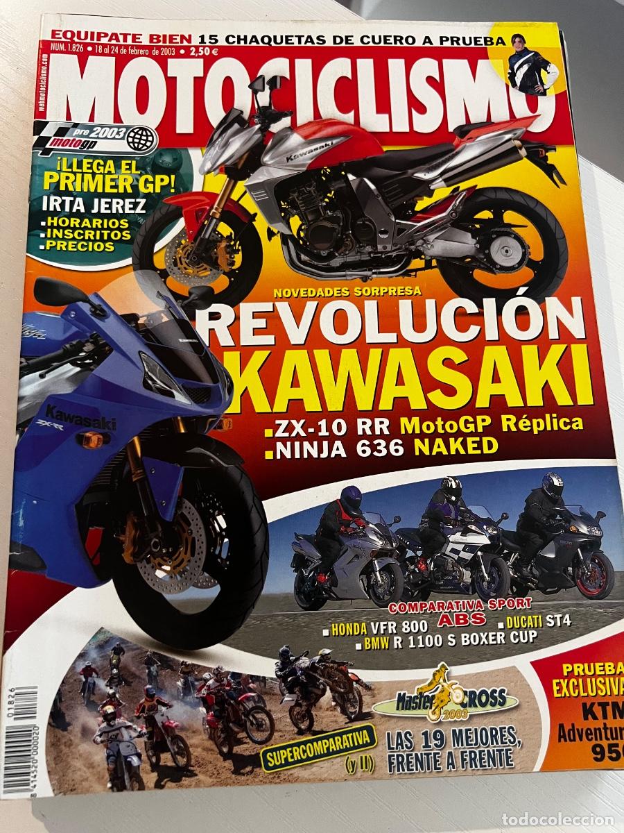 Coches y Motocicletas: MOTOCICLISMO. N&deg; 1826. FEBRERO 2003. REVOLUCI&Oacute;N KAWASAKI. ZX-10 RR MOTO GP REPLICA. LEER