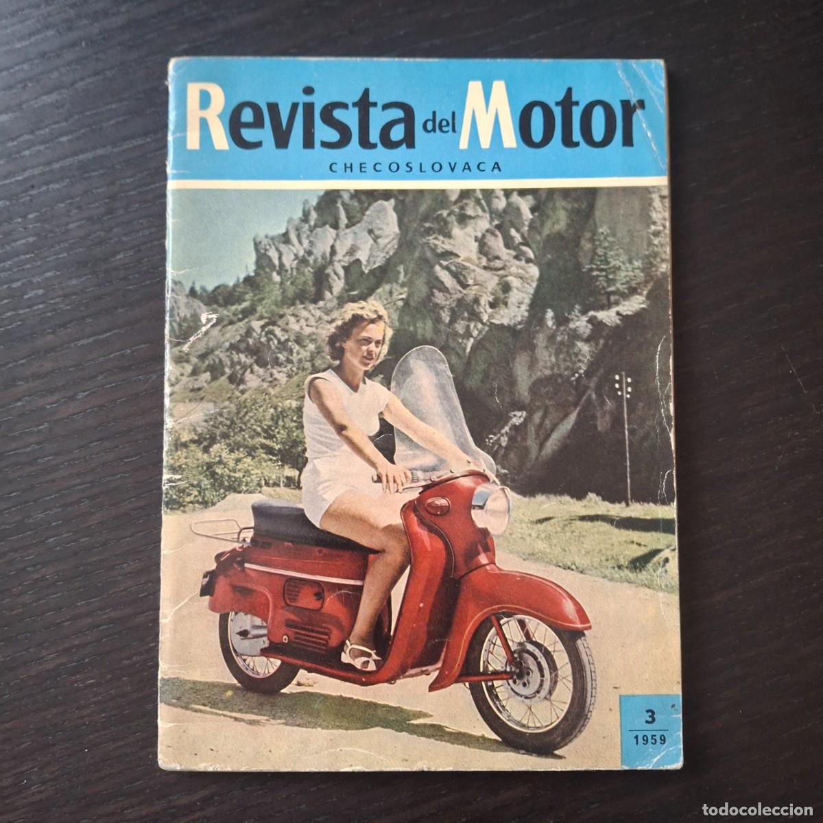 Coches y Motocicletas: REVISTA DEL MOTOR CHECOSLOVACA N&ordm; 31959 - MOTO JAWA CZ SCOOTER MANET MOTOCICLISMO