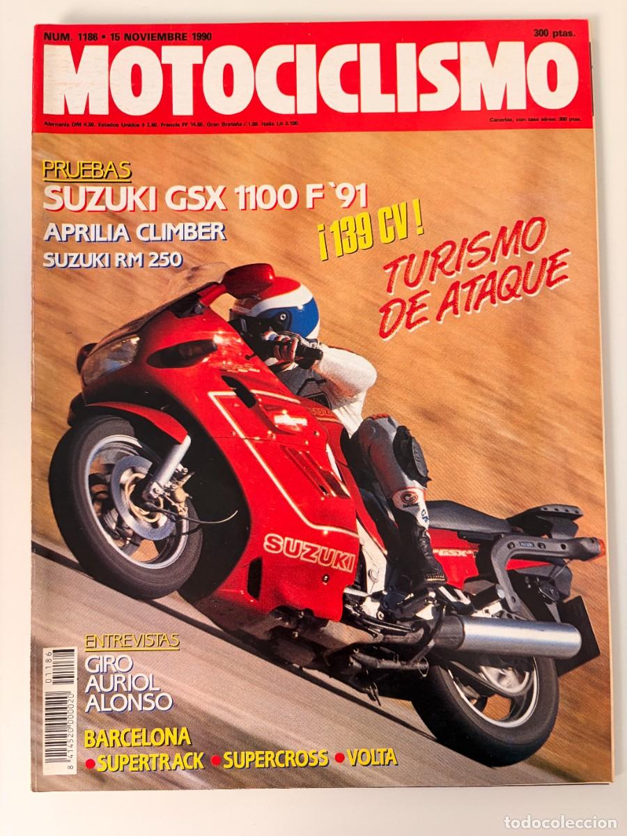 Cars and Motorcycles: MOTOCICLISMO. N&ordm; 1186. NOVIEMBRE 1990.PRUEBA: SUZUKI GSX 1100 G. MUNDIAL DE ENDURO. ENTREVISTA. LEER