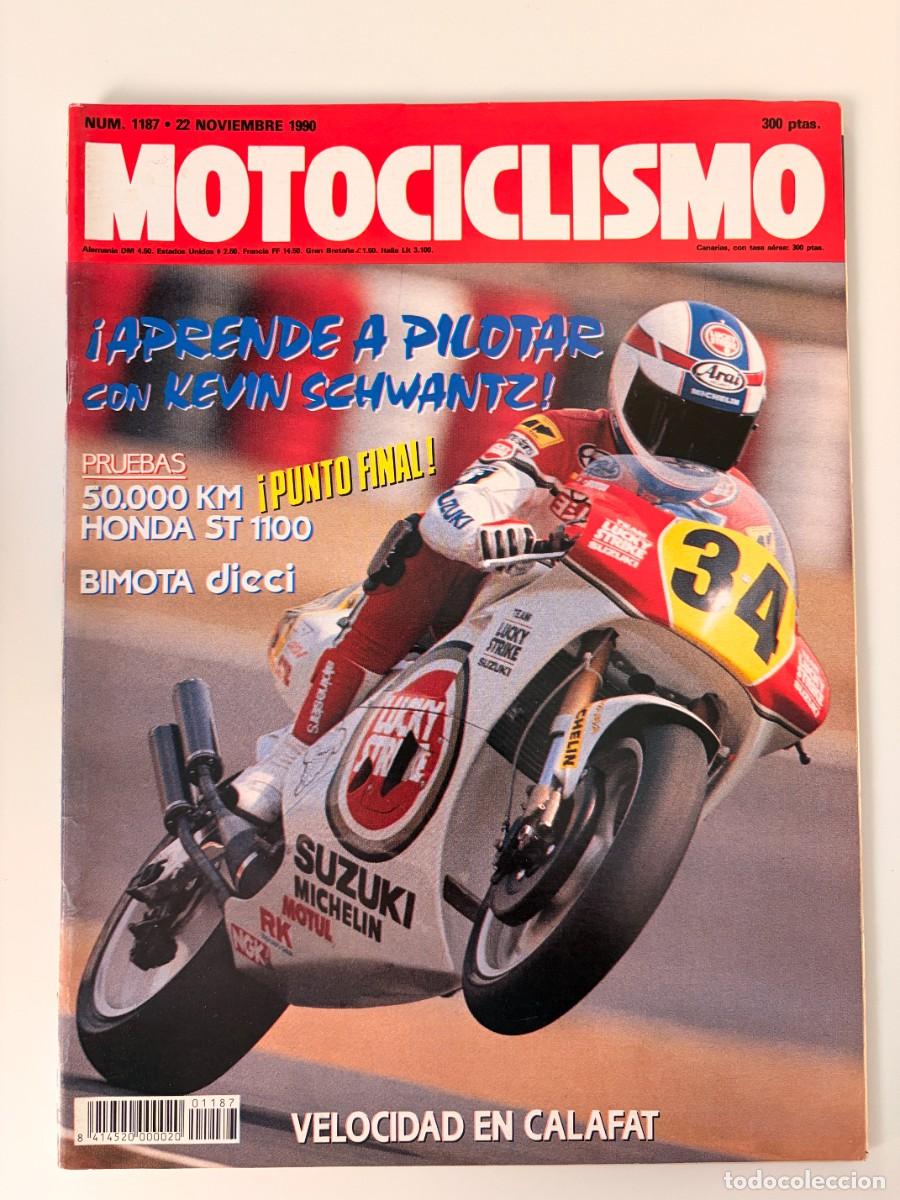 Cars and Motorcycles: MOTOCICLISMO. N&ordm; 1187. NOVIEMBRE 1990.HONDA ST 1100/ BIMOTA DIECI. VELOCIDAD EN CALAFAT.LEER