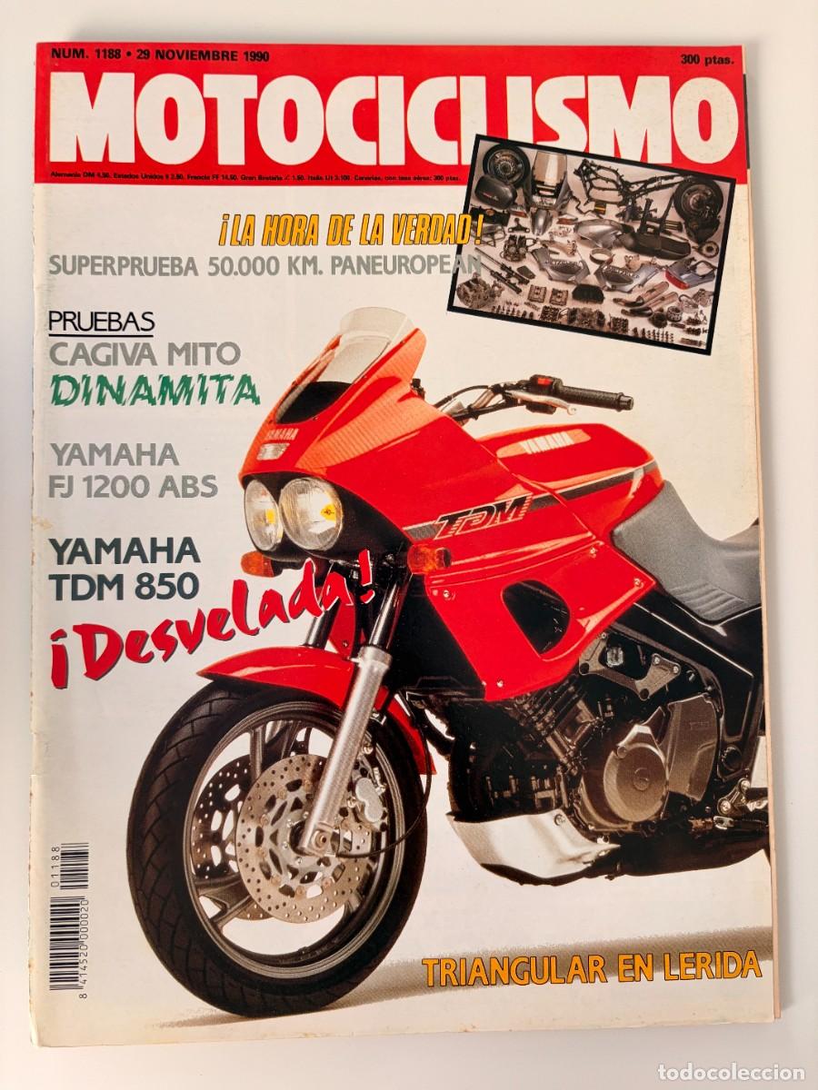 Cars and Motorcycles: MOTOCICLISMO. N&ordm; 1188. NOVIEMBRE 1990. PRUEBA: CAGIVA MITO DINAMITA. YAMAHA TDM 850. DUCATI 90. LEER