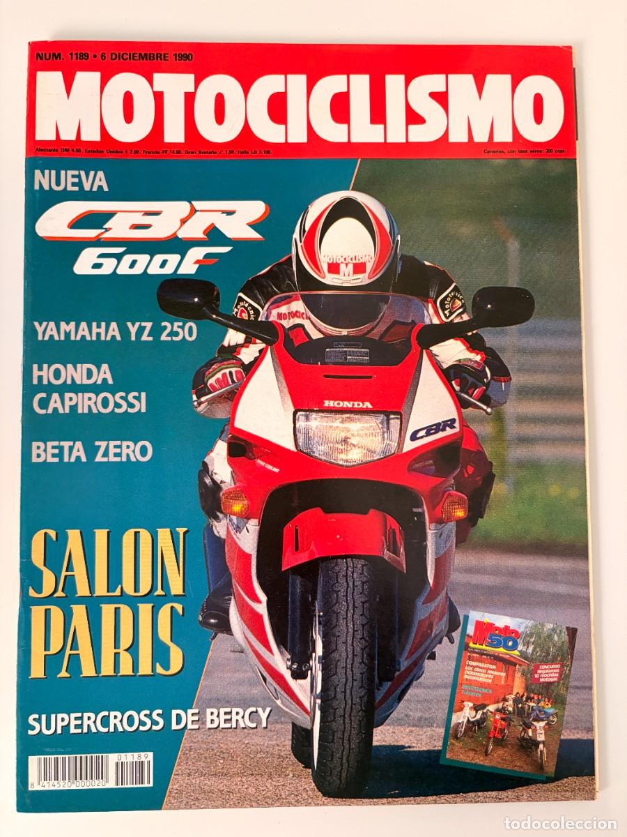 Cars and Motorcycles: MOTOCICLISMO. N&ordm; 1189. DICIEMBRE 1990.PRUEBA: YAMAHA YZ 250. BETA ZERO. SAL&Oacute;N DE PAR&Iacute;S. LEER