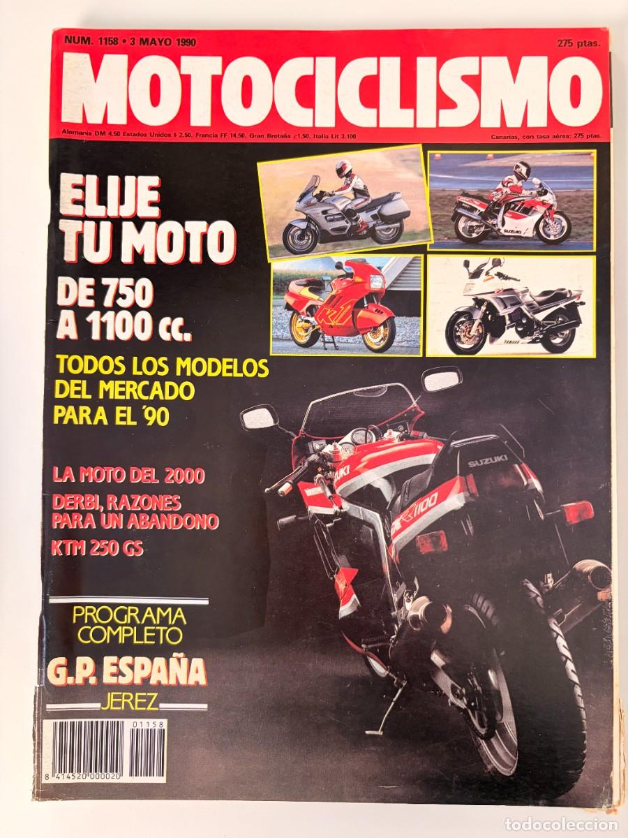 Coches y Motocicletas: MOTOCICLISMO. N&ordm; 1158. MAYO 1990. PRUEBA: SUZUKI RGV 250. PRE SAL&Oacute;N DOS RUEDAS VALENCIA. .LEER