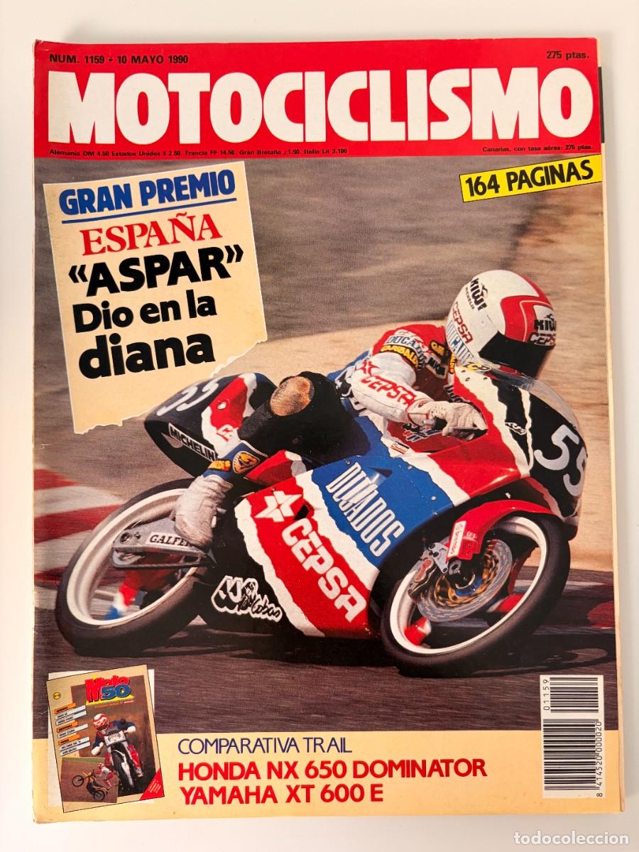 Cars and Motorcycles: MOTOCICLISMO. N&deg; 1159. MAYO 1990. GRAN PREMIO ESPA&Ntilde;A, ASPAR DIO EN LA DIANA. LEER