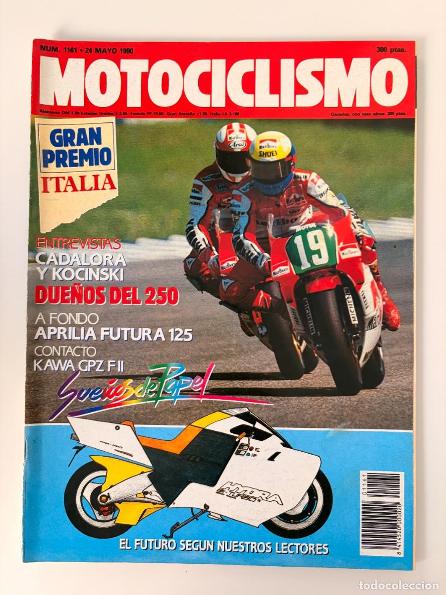 Cars and Motorcycles: MOTOCICLISMO. N&ordm; 1161. MAYO 1990. GRAN PREMIO ITALIA. CADALORA Y KOCINSKI, DUE&Ntilde;OS DEL 250. LEER
