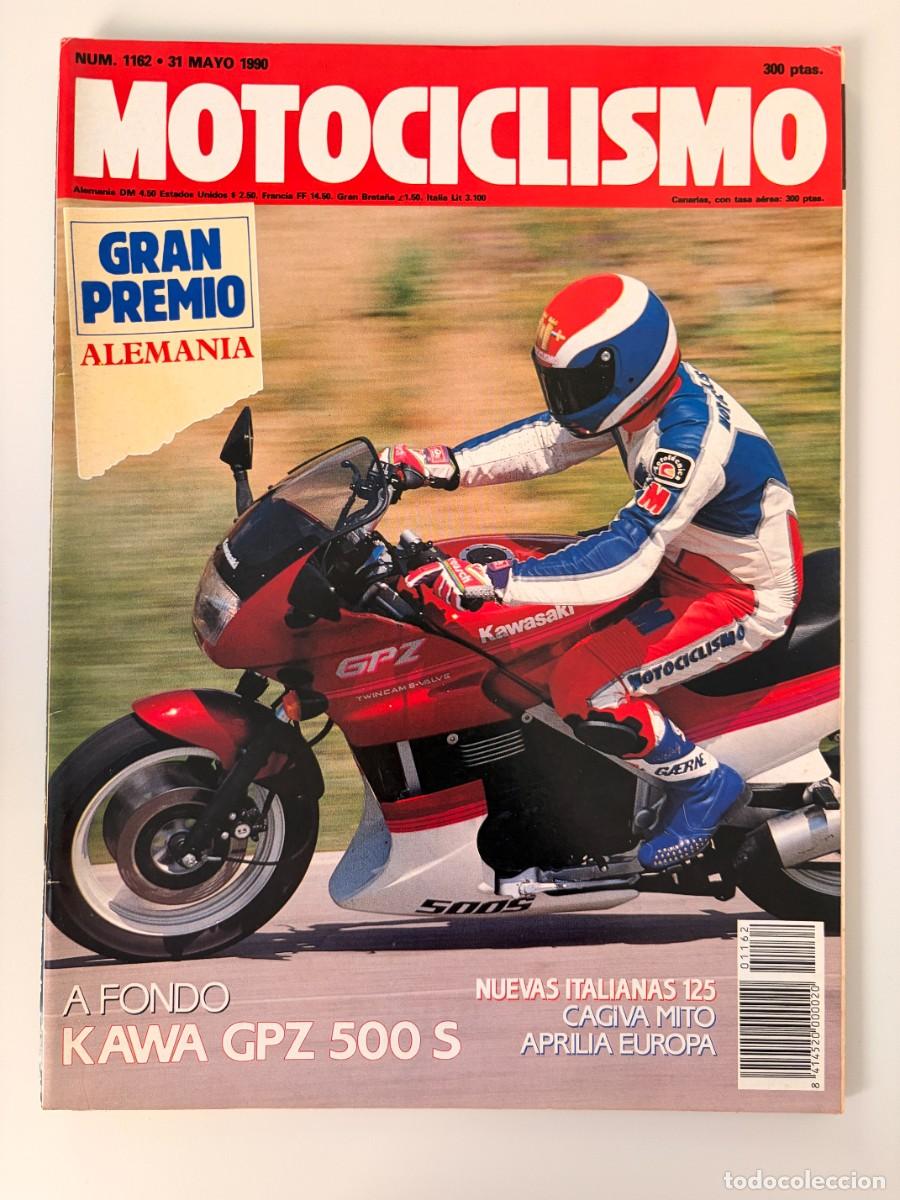 Cars and Motorcycles: MOTOCICLISMO. N&ordm; 1162. A&Ntilde;O 1990. PRUEBA: KAWASAKI GPZ 500S. ENTREVISTA: STEPHANE MERTERS. G.P. LEER