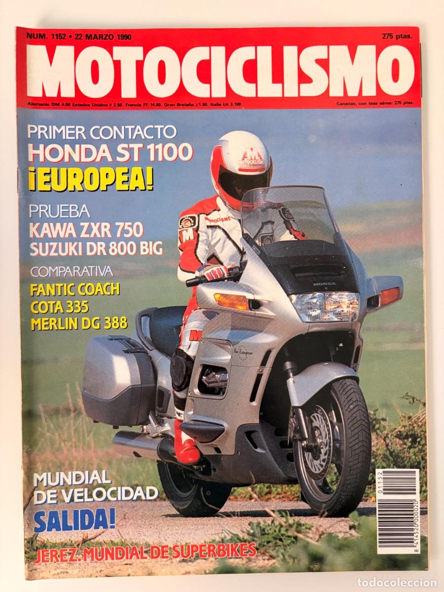 Coches y Motocicletas: MOTOCICLISMO. N&ordm; 1152. MARZO 1990. PRUEBA: HONDA ST 1100. SUZUKI DR 800. MUNDIAL DE VELOCIDAD.LEER