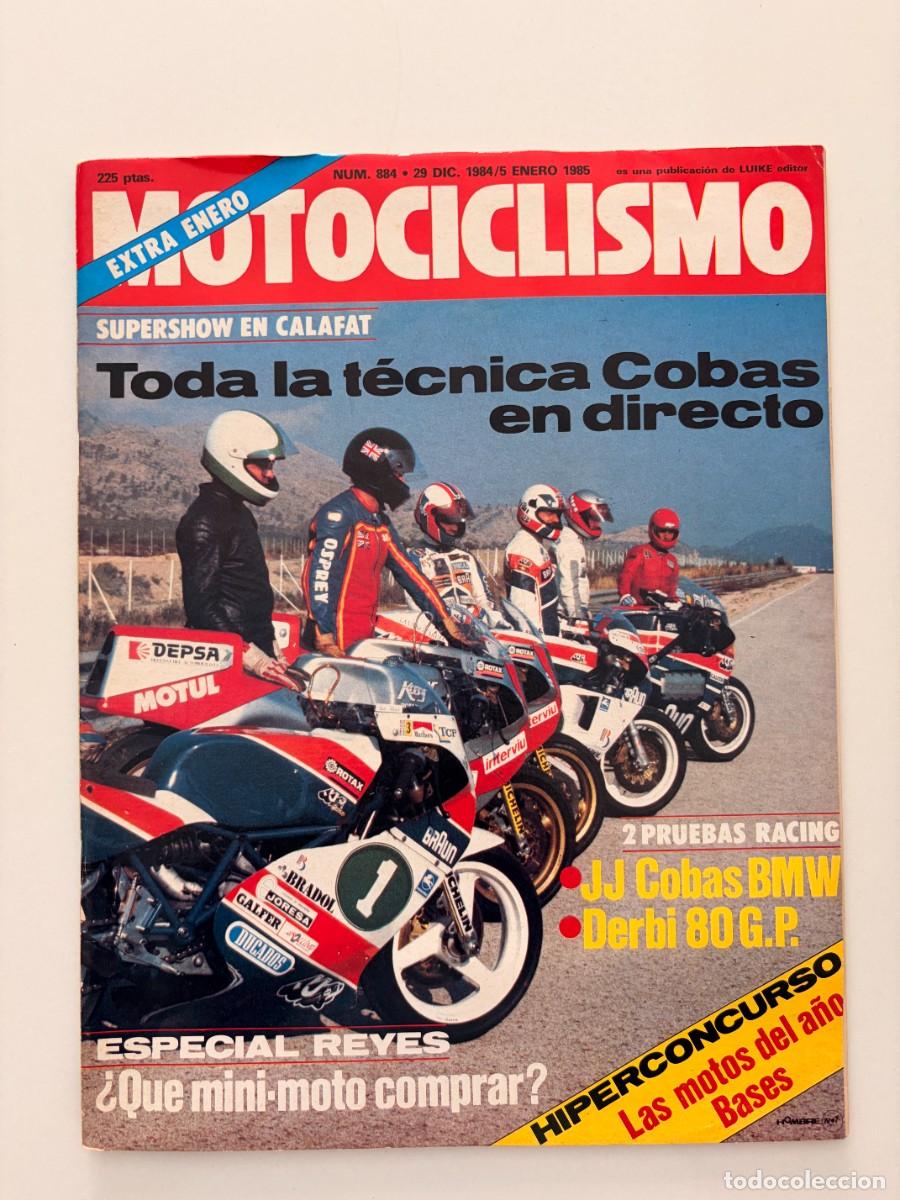 Coches y Motocicletas: MOTOCICLISMO. N&ordm; 884. A&Ntilde;O 1984/1985. JJ-COBAS BMW. DERBI 80 G.P. ELF-2. RALLYE PARIS-DAKAR. LEER