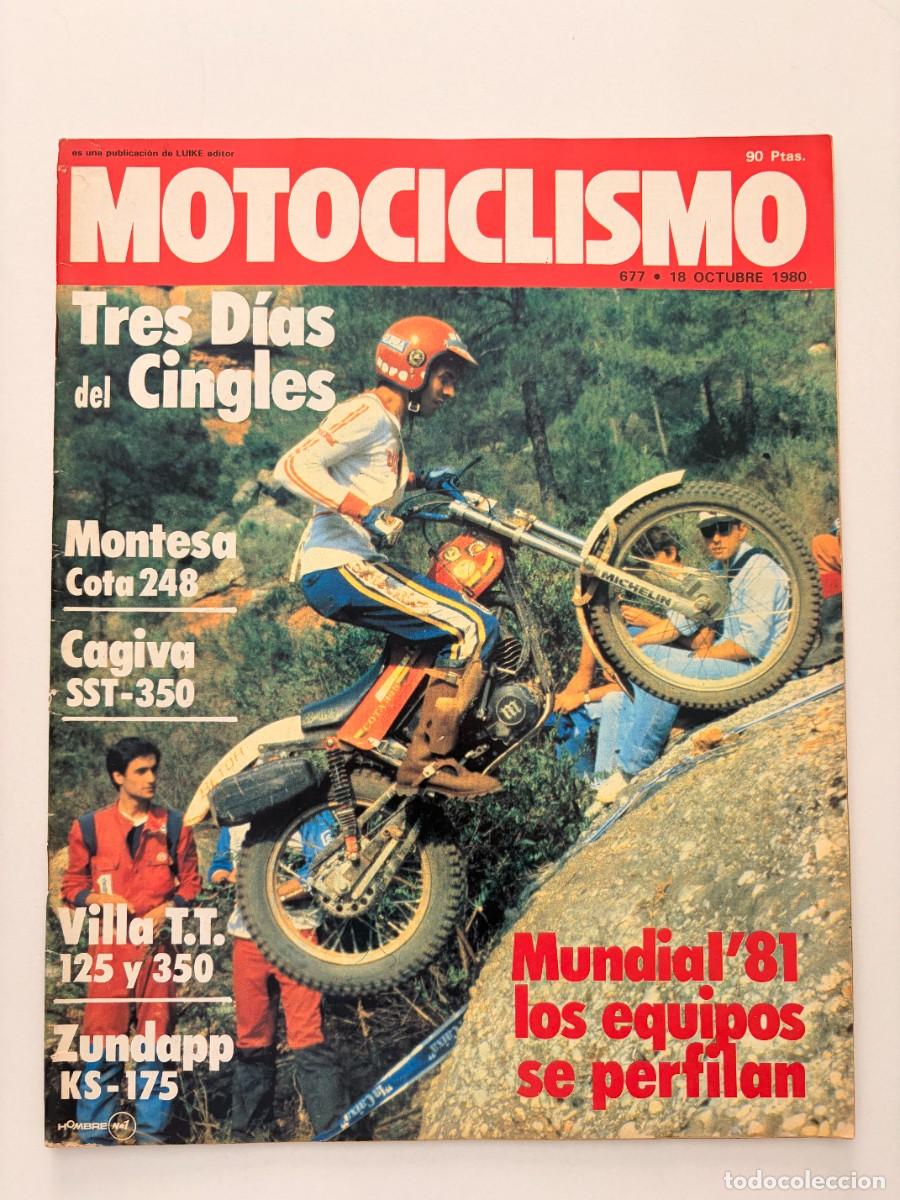 Coches y Motocicletas: MOTOCICLISMO. N&ordm; 677. OCTUBRE 1980. PRUEBA:CAGIVA SST - 350. MONTESA COTA - 248. LEER