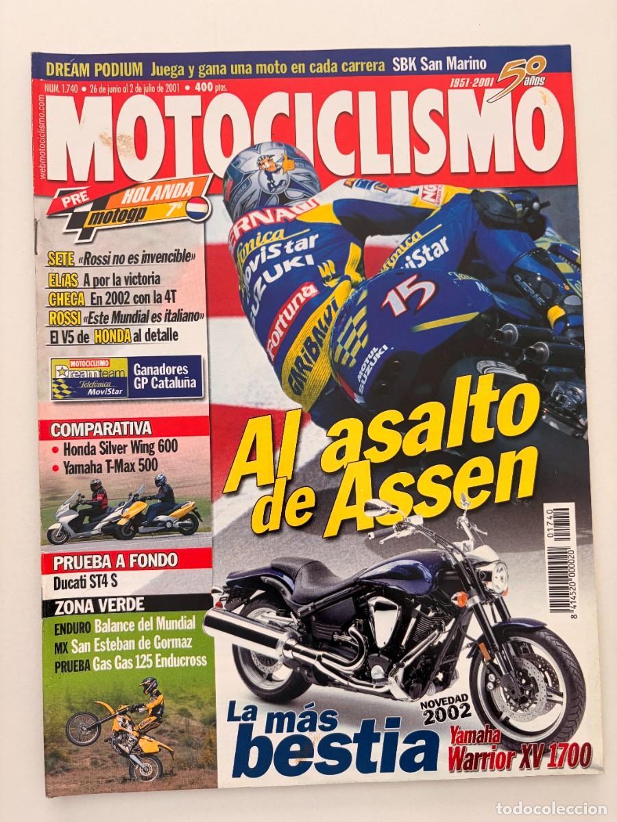 Coches y Motocicletas: MOTOCICLISMO. N&deg; 1740. JUNIO 2001.AL ASALTO DE ASSEN. YAMAHA WARRIOR XV 1700. LEER