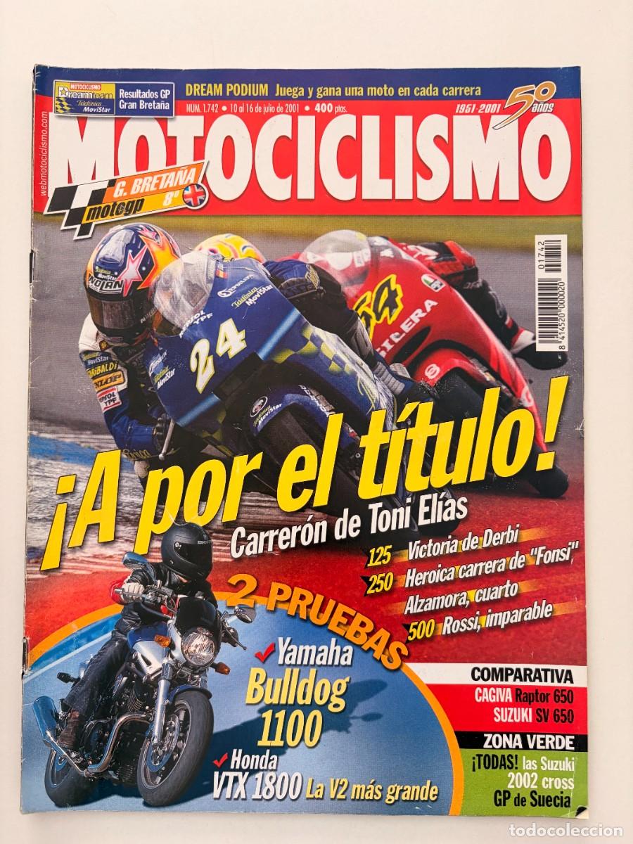 Coches y Motocicletas: MOTOCICLISMO. N&ordm; 1742. JULIO 2001. PRUEBA: YAMAHA BT 1100 BULLDOG. SBK EN LAGUNA SECA. LEER