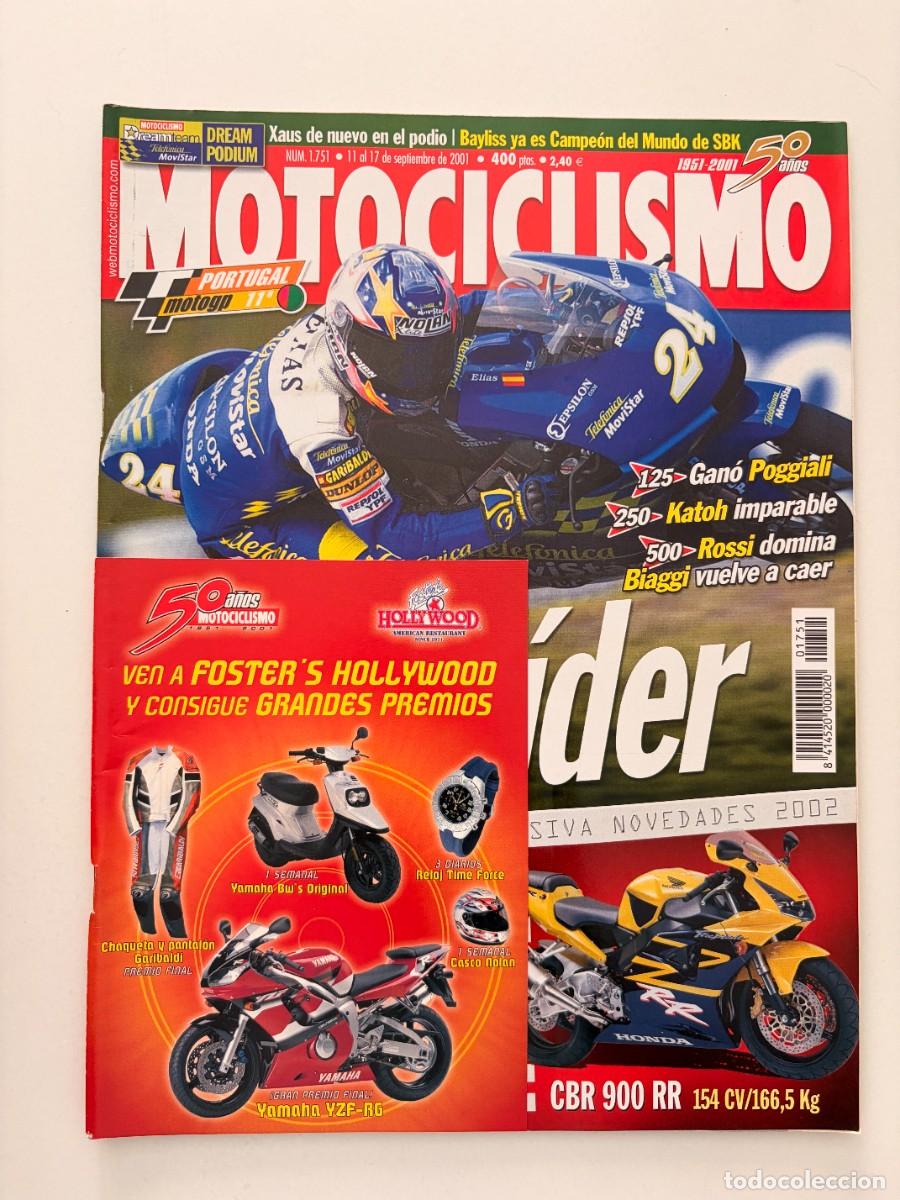 Coches y Motocicletas: MOTOCICLISMO. N&ordm; 1751. SEPTIEMBRE 2001. PRUEBA: TSR AC 91M-ST. GRAN PREMIO DE LA PEN&Iacute;NSULA. LEER.