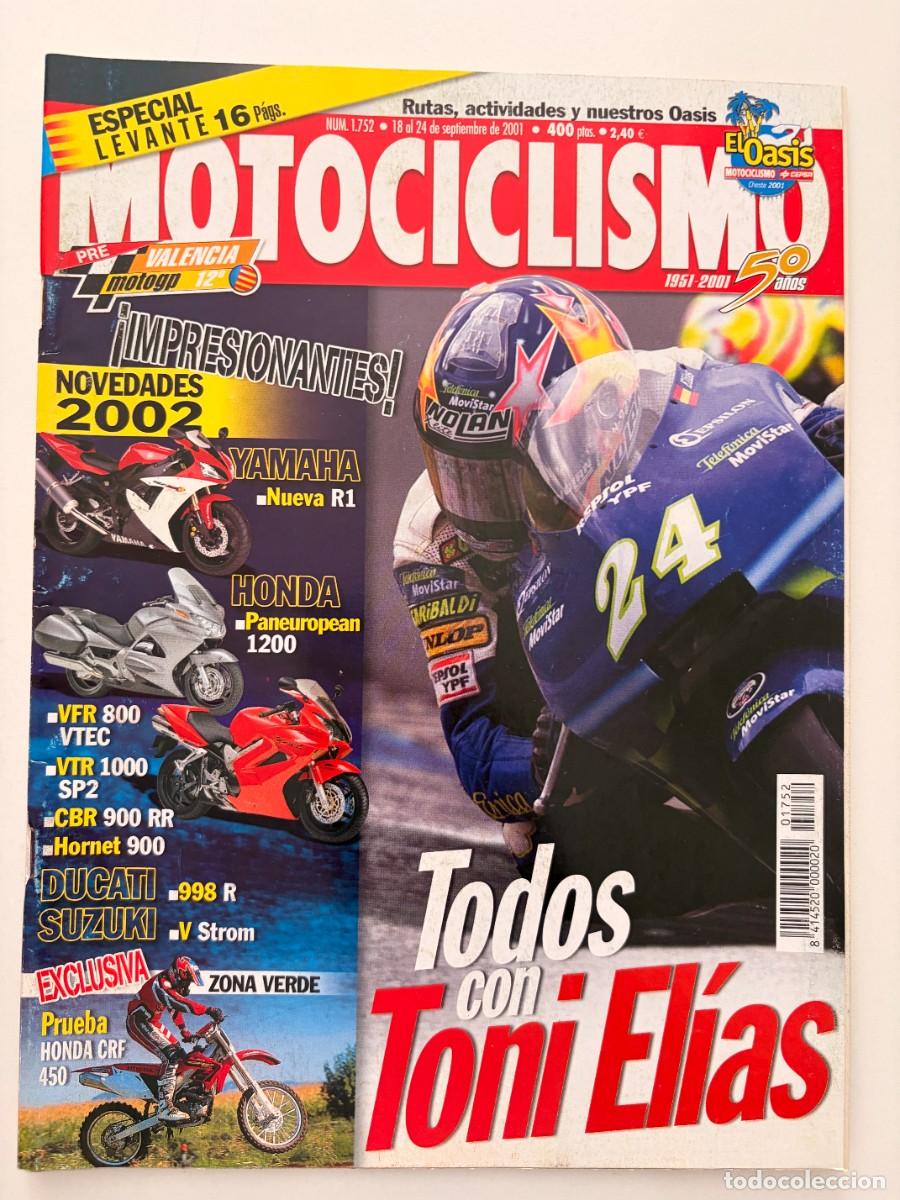 Coches y Motocicletas: MOTOCICLISMO. N&ordm; 1752. SEPTIEMBRE 2001. PRUEBA: HONDA CRF 450 F. PRE GRAN PREMIO DE VALENCIA. LEER