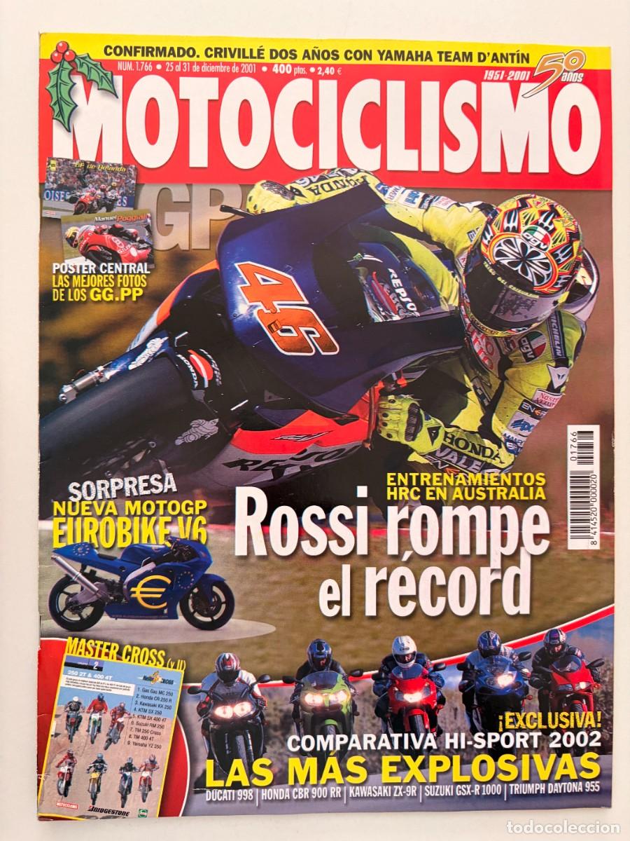 Coches y Motocicletas: MOTOCICLISMO. N&ordm; 1766. DICIEMBRE 2001. PRUEBA COMPARATIVA: HONDA CBR 900 RR vs DUCATI. LEER