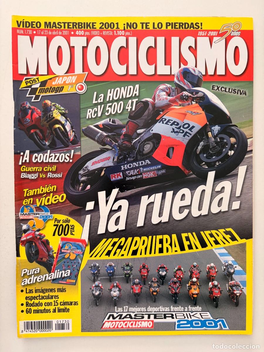 Coches y Motocicletas: MOTOCICLISMO. N&ordm; 1730. ABRIL 2001. PRUEBA COMPARATIVA: TRIUMPH BONNEVILLE 800 vs KAWASAKI W 65.LEER