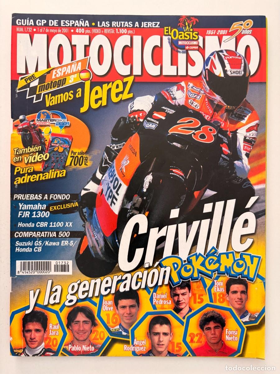 Coches y Motocicletas: MOTOCICLISMO. N&deg; 1732. MAYO 2001. CRIVILLE Y LA GENERACI&Oacute;N POKEMON. YAMAHA FJR 1300. LEER