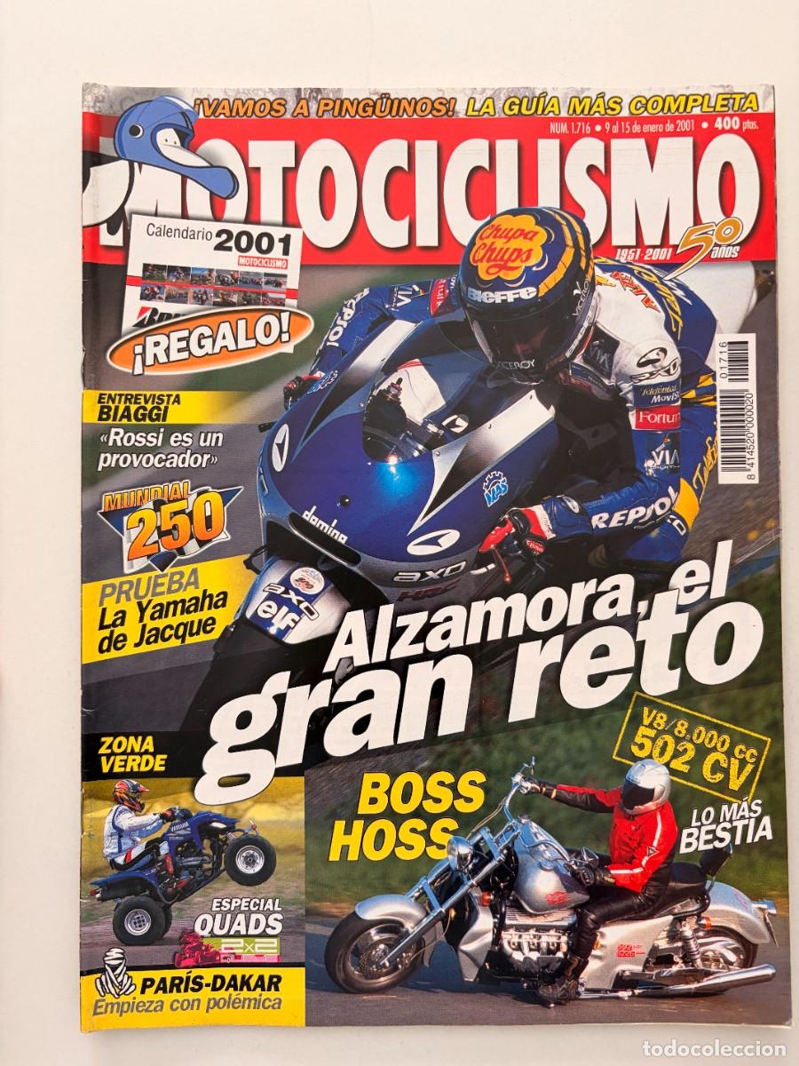 Coches y Motocicletas: MOTOCICLISMO. N&deg; 1716. ENERO 2001. ALZAMORA, EL GRAN RETO. BOSS HOSS, LO M&Aacute;S BESTIA. LEER
