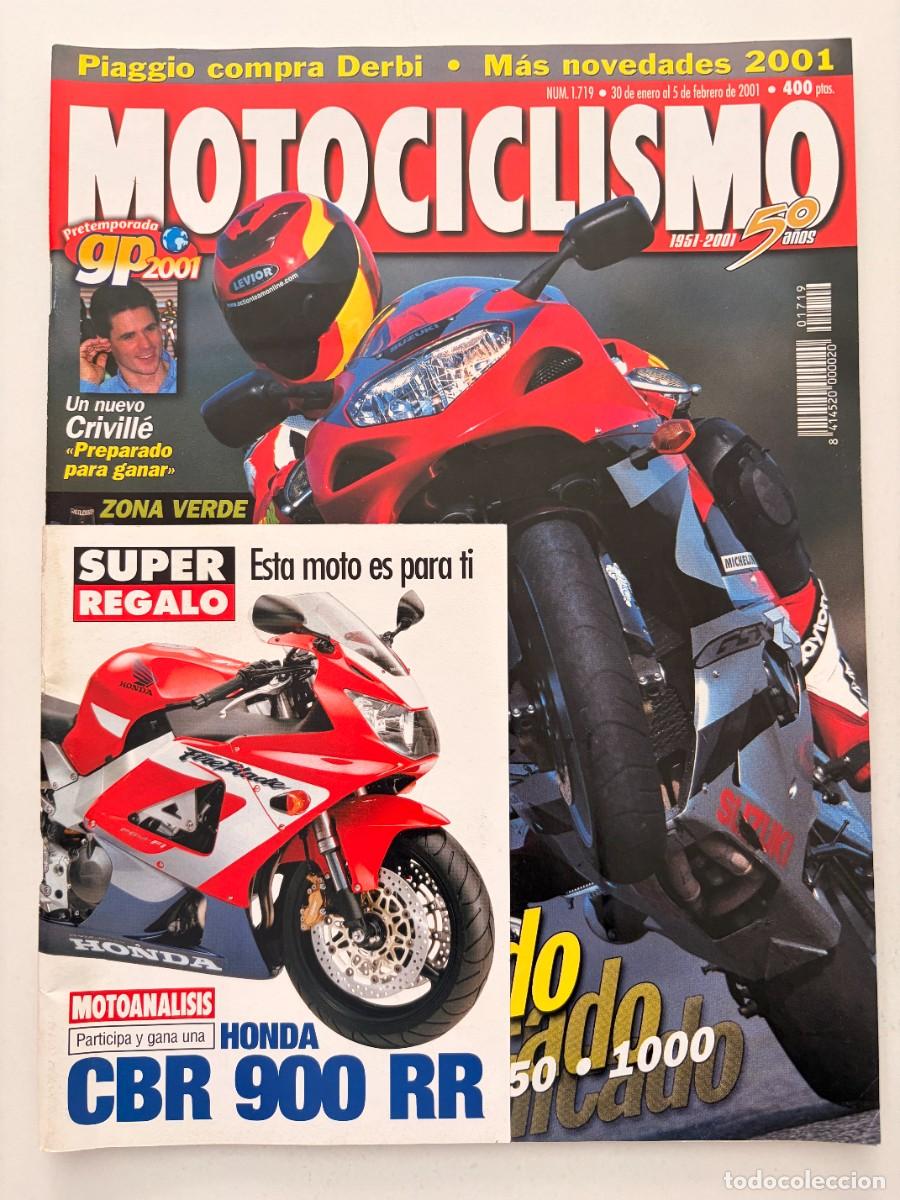 Coches y Motocicletas: MOTOCICLISMO. N&deg; 1719. ENERO 2001. COMPARATIVA GSX-R POR TRIPLICADO, 600, 750 y 1000. LEER