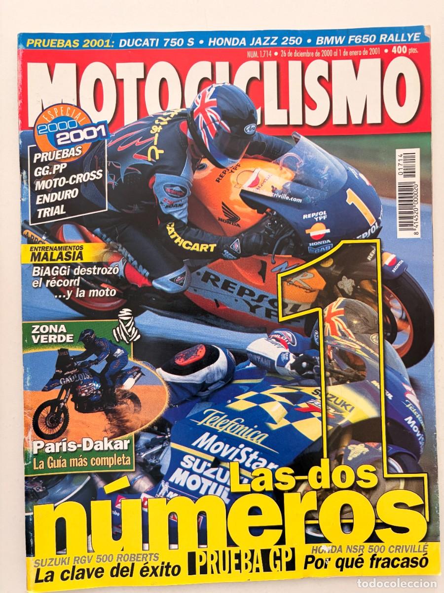 Cars and Motorcycles: MOTOCICLISMO. N&deg; 1714. DICIEMBRE 2000. LAS DOS N&Uacute;MEROS 1. PARIS-DAKAR LA GU&Iacute;A M&Aacute;S COMPLETA. LEER