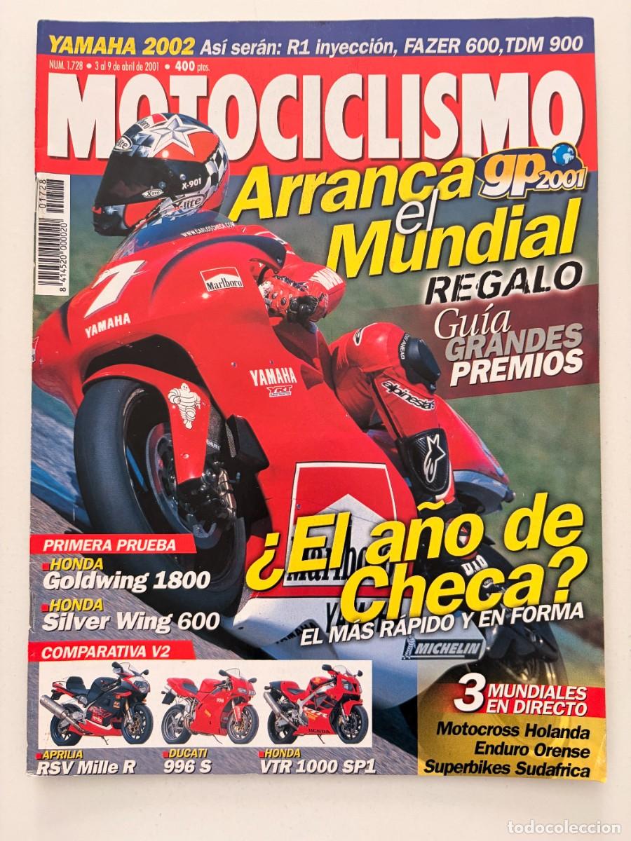 Coches y Motocicletas: MOTOCICLISMO. N&ordm; 1728. ABRIL 2001. PRUEBA: HONDA GOLD WING 1800. HONDA SILVER WING 600. LEER.