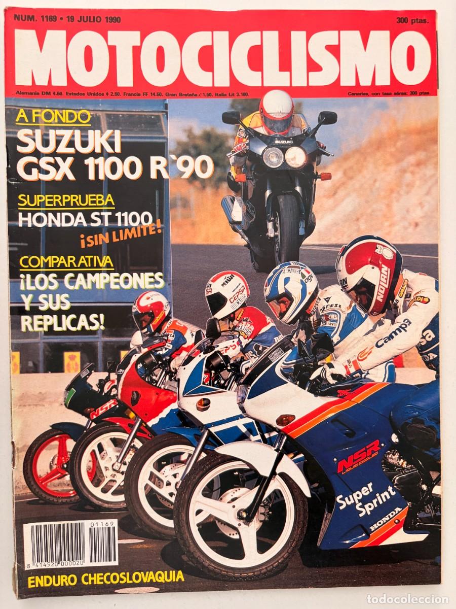 Coches y Motocicletas: MOTOCICLISMO. N&ordm; 1169. JULIO 1990. SUZUKI GSX 1100 R'90. HONDA ST 1100. ENDURO CHECOSLOVAQUIA. LEER