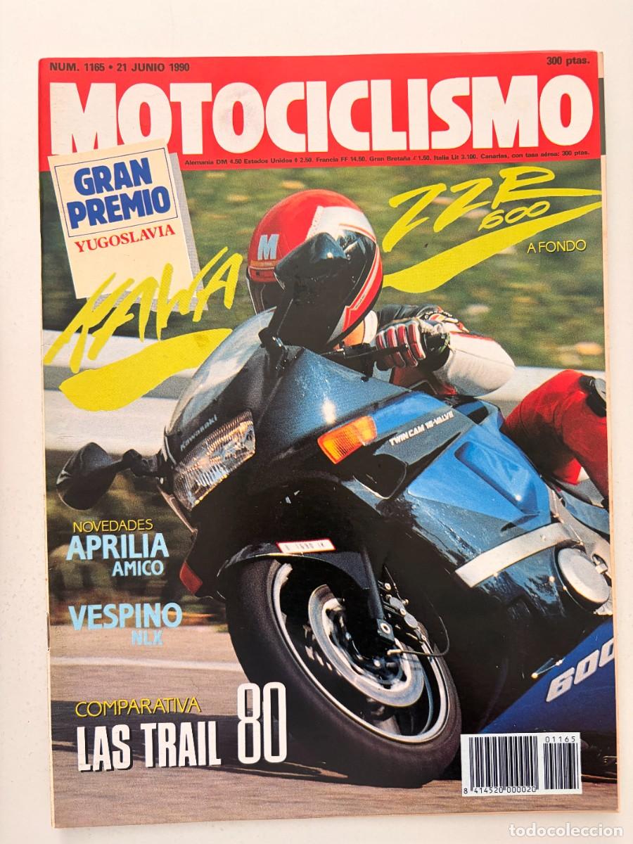 Coches y Motocicletas: MOTOCICLISMO. N&deg; 1165. JUNIO 1990. GRAN PREMIO YUGOSLAVIA. APRILIA AMICO. VESPINO NLX. LEER