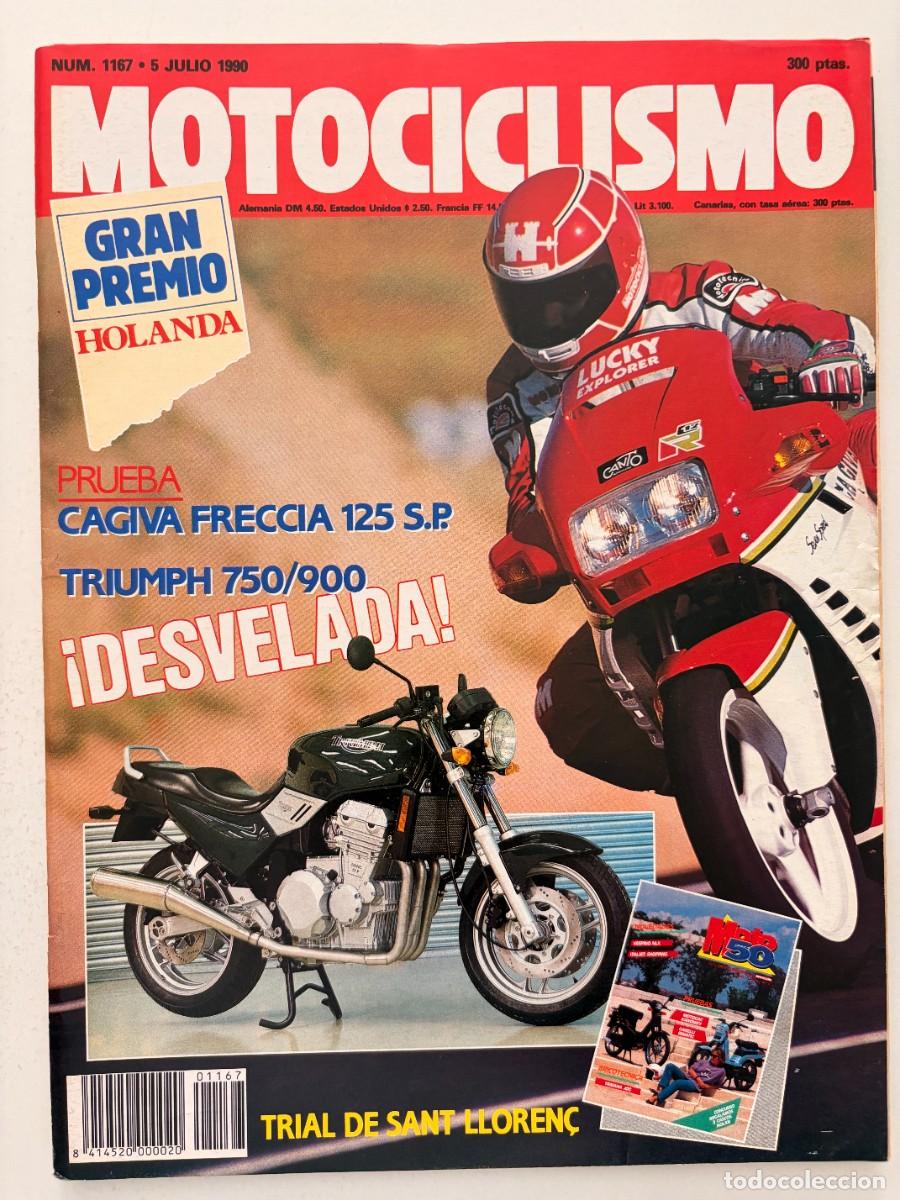 Coches y Motocicletas: MOTOCICLISMO. N&ordm; 1167. JULIO 1990. PRUEBA: CAGIVA FRECCIA 125. ENTREVISTA: MANUEL HERN&Aacute;NDEZ. LEER