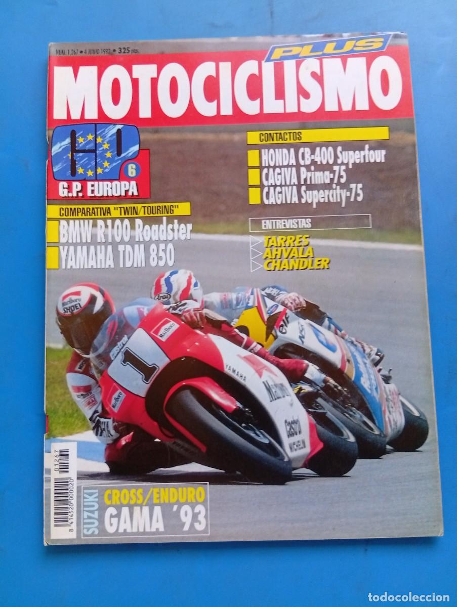 Coches y Motocicletas: MOTOCICLISMO PLUS. N&ordm; 1267. A&Ntilde;O 1992. PRUEBA: HONDA CB 400 SUPER FOUR. ENTREVISTA: J. TARR&Eacute;S... LEER