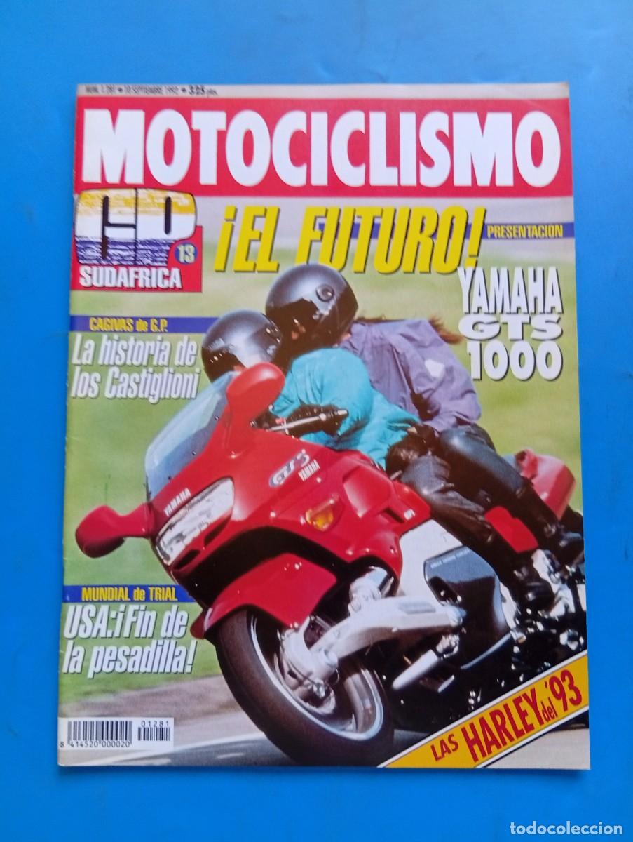 Coches y Motocicletas: MOTOCICLISMO. N&ordm; 1281. A&Ntilde;O 1992. PRUEBA: YAMAHA GTS 1000. SUZUKI RF 600. POST SEIS D&Iacute;AS DE AU.. LEER