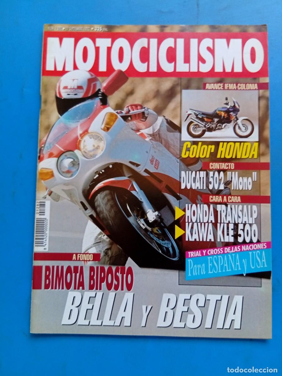 Coches y Motocicletas: MOTOCICLISMO. N&ordm; 1282. A&Ntilde;O 1992. PRUEBA: BIMOTA DIECI BIPOSTO. DUCATI 502 MONO. POST GRAN PRE.. LEER