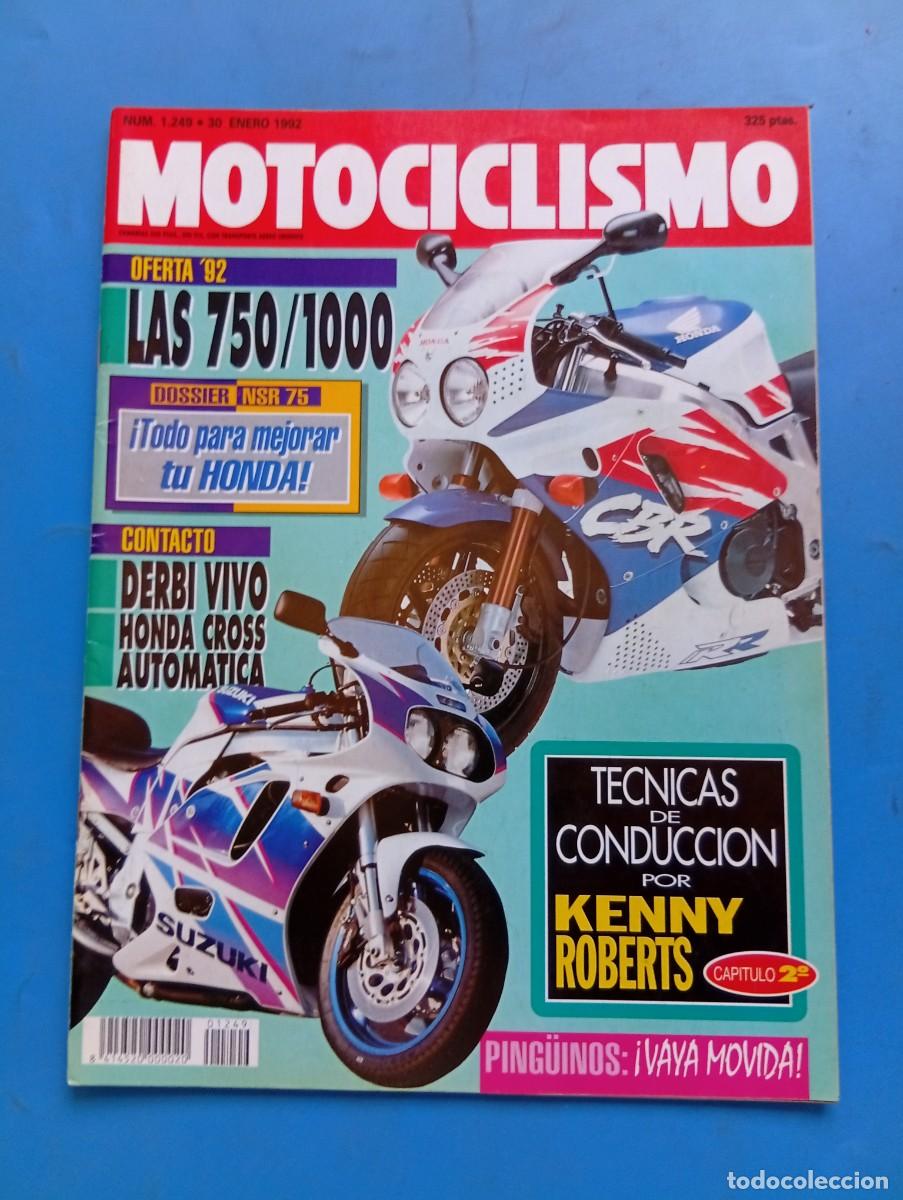 Coches y Motocicletas: MOTOCICLISMO. N&ordm; 1249. A&Ntilde;O 1992. PRUEBA: DERBI VIVO 75. HONDA CR AUTOMATICA. SUZUKI... LEER.