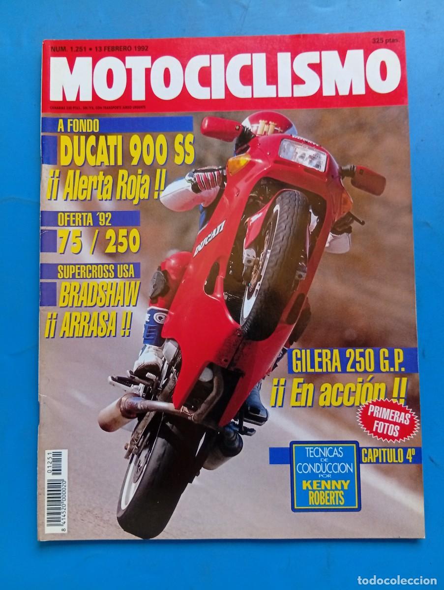Coches y Motocicletas: MOTOCICLISMO. N&ordm; 1251. A&Ntilde;O 1992. PRUEBAS: DUCATI 900 SS. SUZUKI DR 350 SH. MECANICO DE MOTOS... LEER