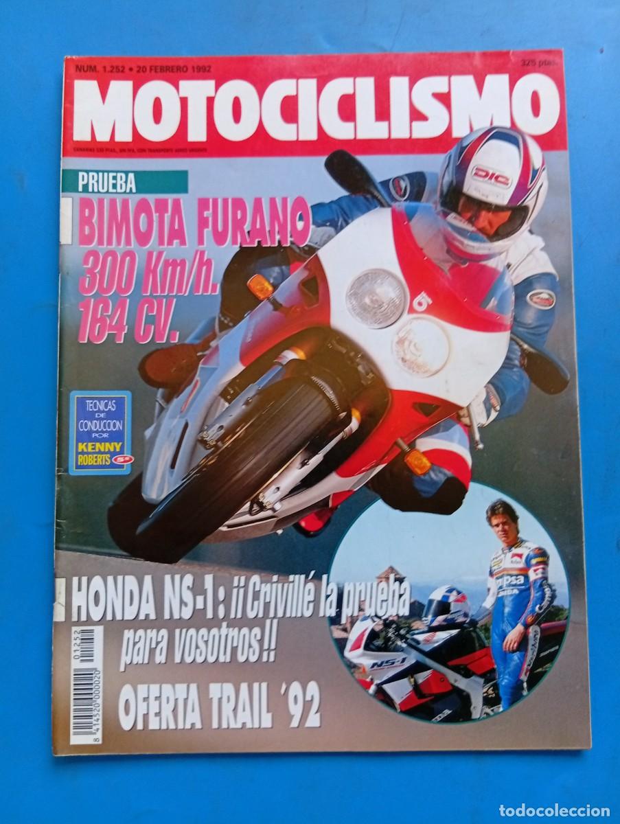 Coches y Motocicletas: MOTOCICLISMO. N&ordm; 1252. A&Ntilde;O 1992. PRUEBA: BIMOTA FURANO. S&Uacute;PER-CROSS DE SEVILLA. TRIAL JUNIOR .. LEER
