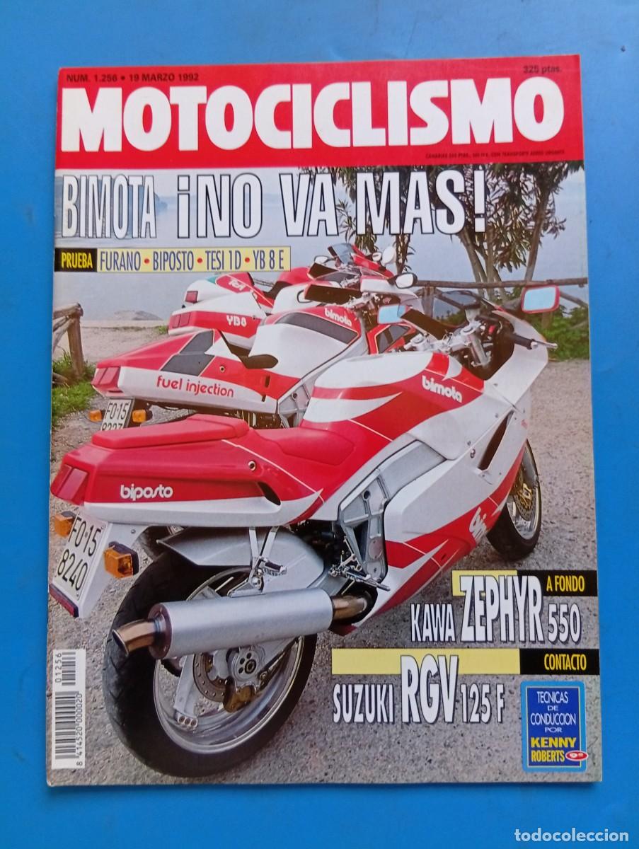 Coches y Motocicletas: MOTOCICLISMO N&ordm; 1256 A&Ntilde;O 1992. PRUEBAS: BIMOTA FURANO BIPOSTO. KAWASAKI ZEPHYR 550... LEER