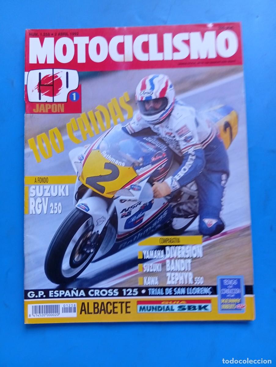 Coches y Motocicletas: MOTOCICLISMO. N&ordm; 1258. A&Ntilde;O 1992. PRUEBA: SUZUKI RGV 250. ENTREVISTA: JORGE LASHERAS. G.P. DE .. LEER