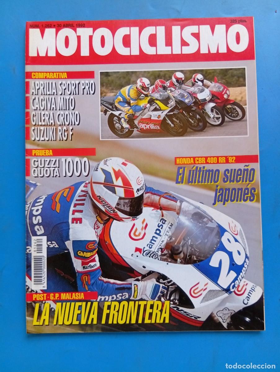 Coches y Motocicletas: MOTOCICLISMO. N&ordm; 1262. A&Ntilde;O 1992. PRUEBA: GUZZI QUOTA 1000. POST GRAN PREMIO MALASIA. APRILIA... LEER