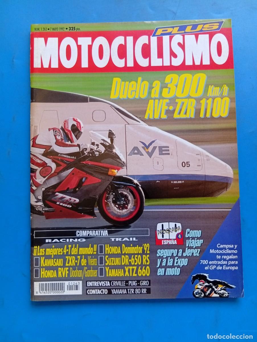 Coches y Motocicletas: MOTOCICLISMO PLUS. N&ordm; 1263. A&Ntilde;O 1992. PRUEBA: KAWASAKI ZXR-7. ENTREVISTA: &Aacute;LEX CRIVILL&Eacute;. G.P... LEER