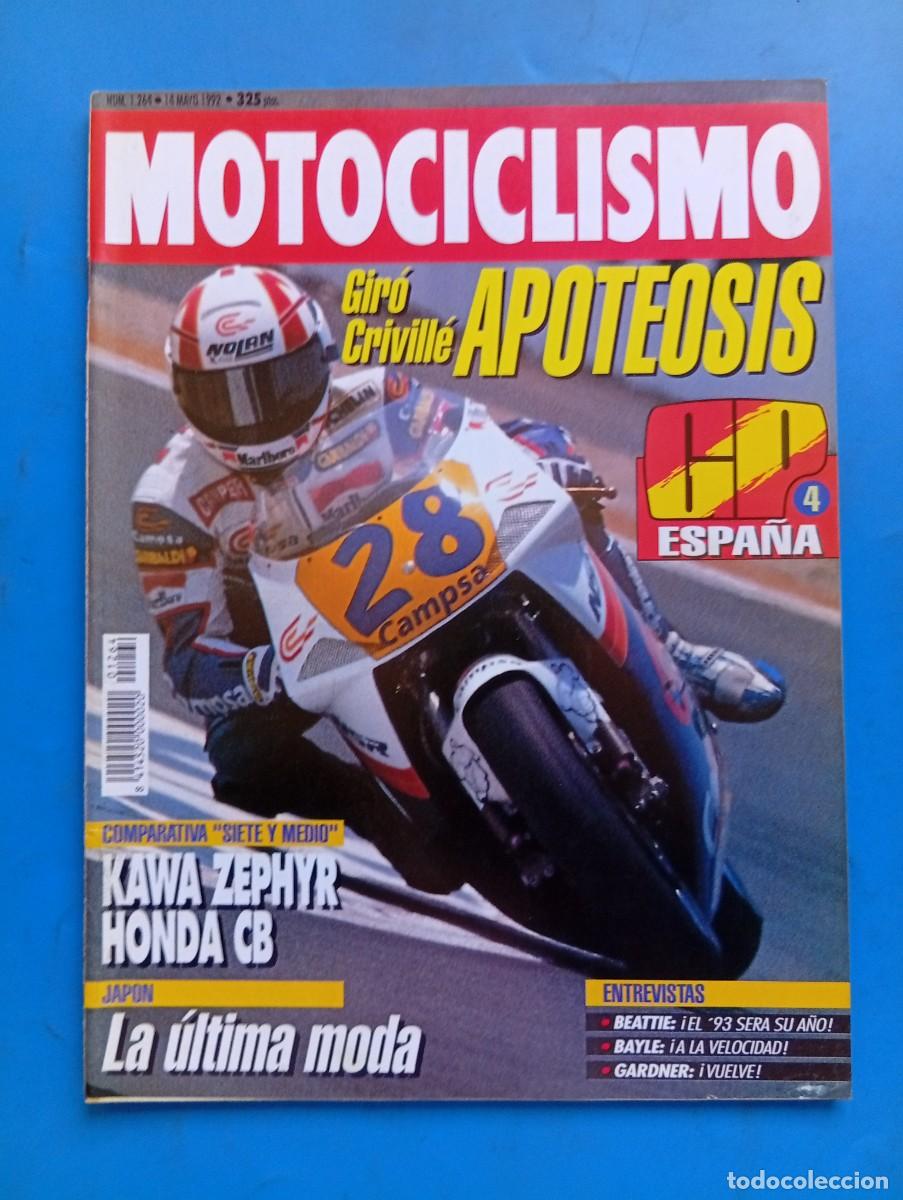 Coches y Motocicletas: MOTOCICLISMO. N&ordm; 1264. A&Ntilde;O 1992. PRUEBA: KAWASAKI KX80. MUNDIAL DE ENDURO. GRAN PREMIO DE ESP.. LEER