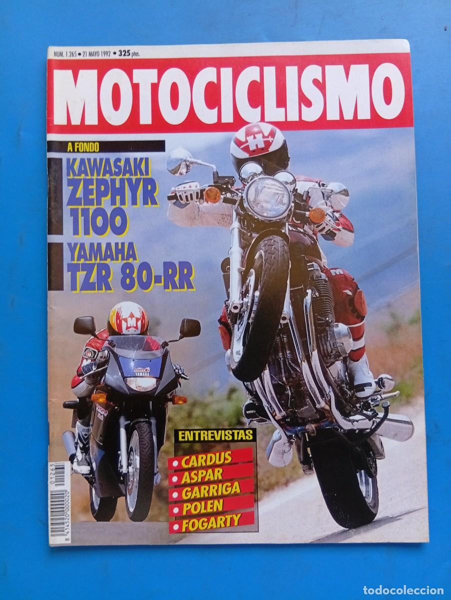 Coches y Motocicletas: MOTOCICLISMO. N&ordm; 1265. A&Ntilde;O 1992. PRUEBA: KAWASAKI ZEPHYR 1100. YAMAHA TZR 80 RR. ENTREVISTA: .. LEER