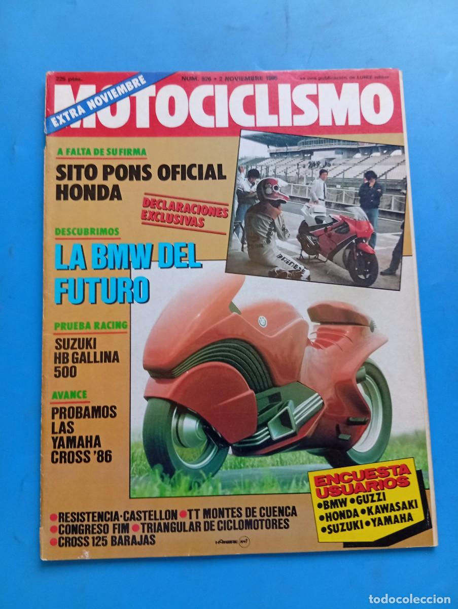 Coches y Motocicletas: MOTOCICLISMO. N&ordm; 926. A&Ntilde;O 1985. PRUEBA: SUZUKI RG GAMMA XR 70 UNCINI. SITO PONS EN EXCLUSIVA... LEER