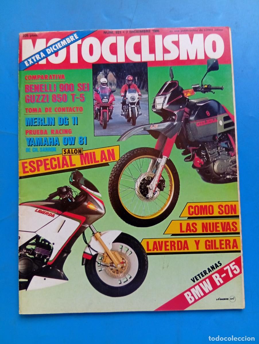 Coches y Motocicletas: MOTOCICLISMO. N&ordm; 931. A&Ntilde;O 1985. PRUEBA: MERLIN DG11. YAMAHA 500. SAL&Oacute;N DE MIL&Aacute;N. ENTREVISTA:... LEER
