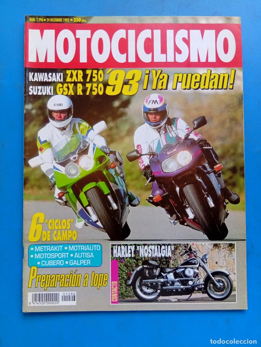 Coches y Motocicletas: MOTOCICLISMO. N&ordm; 1296. A&Ntilde;O 1992. PRUEBA: APRILIA GP 125. PAR&Iacute;S-DAKAR. ENTREVISTA: DOCTOR SANC.. LEER