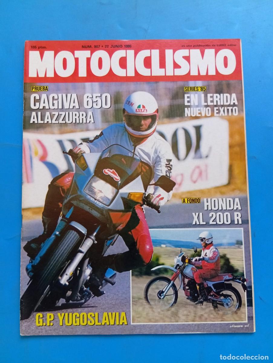 Coches y Motocicletas: MOTOCICLISMO. N&ordm; 907. A&Ntilde;O 1985. HONDA XL 200. CAGIVA ALAZZURRA 650. JUAN GARRIGA. G.P. YUGOSL.. LEER