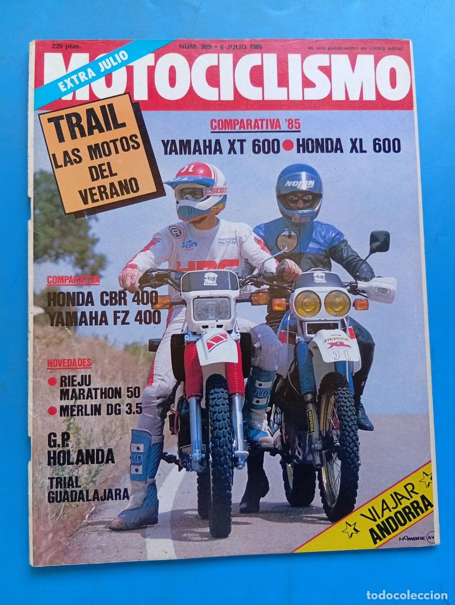 Coches y Motocicletas: MOTOCICLISMO. N&ordm; 909. A&Ntilde;O 1985. HONDA XL 600. YAMAHA XT 600. G.P. DE HOLANDA. TRIAL ... LEER.